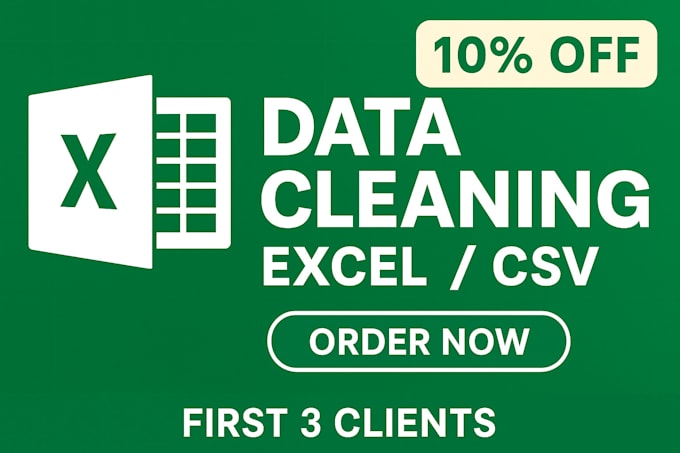 clean, organize, and format your messy excel or CSV data professionally