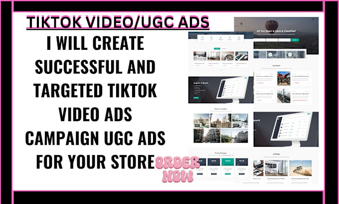 Create successful and targeted tiktok video ads campaign ugc ads for ...