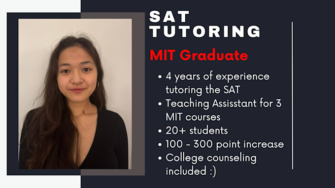 be your mit sat tutor