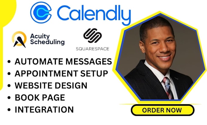Set up acuity scheduling square squarespace booking appointment