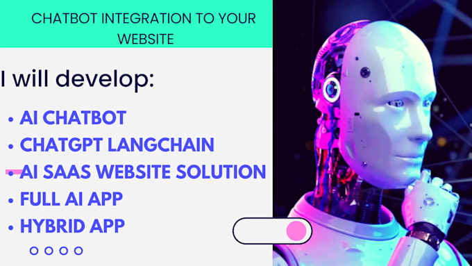 Build ai langchain chatbot, llama, nlp, ai saas web app, openai api ...