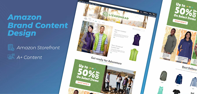 Design you amazon a plus content and brand store by Kevin_zapata | Fiverr