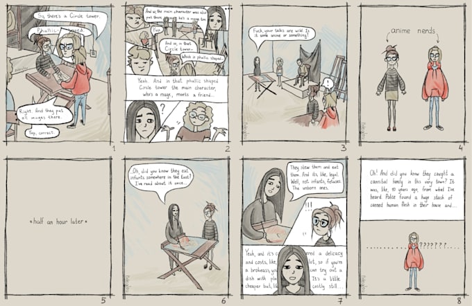 draw you a comic or storyboard