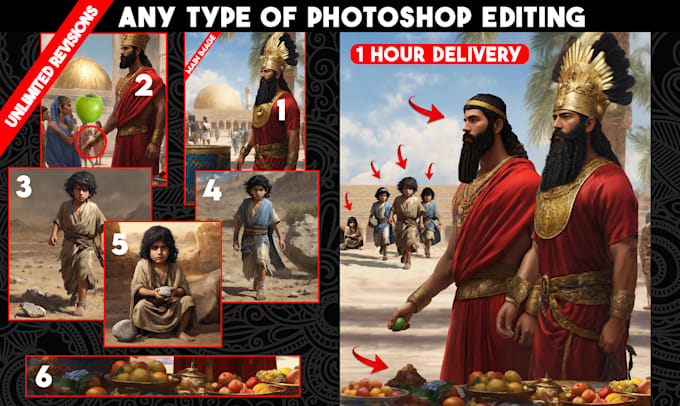 do adobe photoshop editing and image retouching