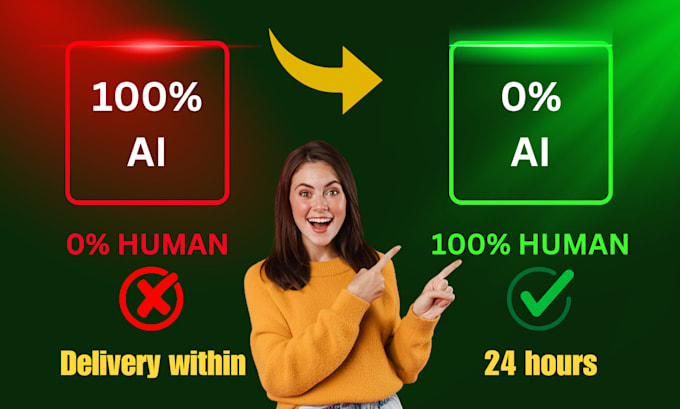 manually revise and humanize ai content