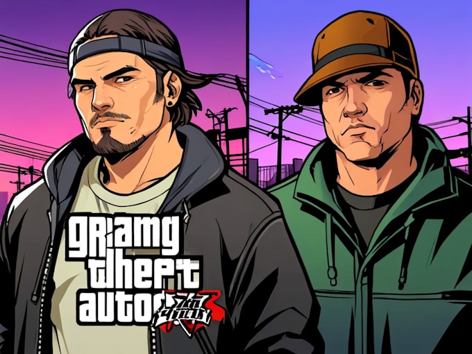 turns your photos into gta style vector art