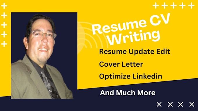 professionally write update resume cv cover letter and optimize linkedin