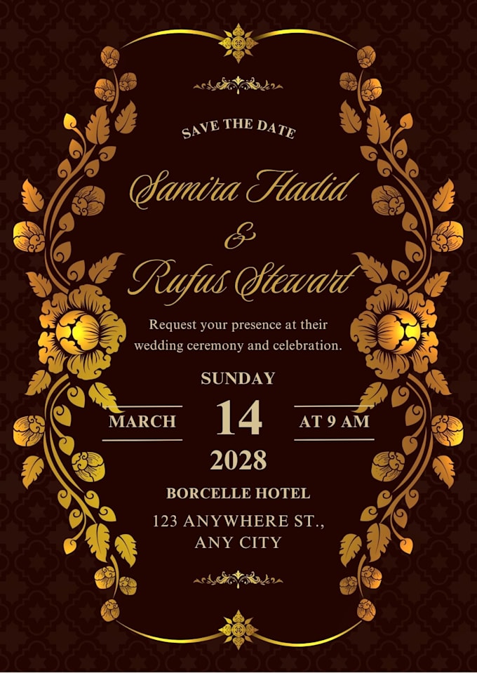 design the perfect invitation for your wedding