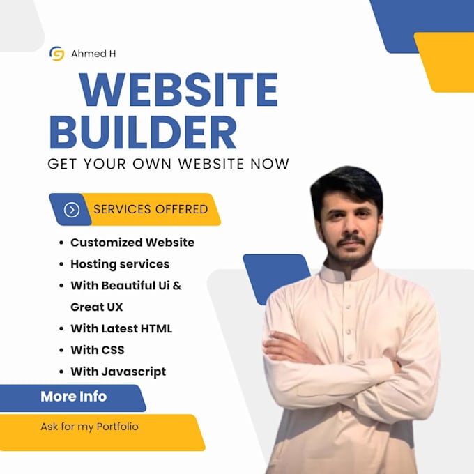 Make website using html, css, javascript by Ahmed_hassan_r | Fiverr