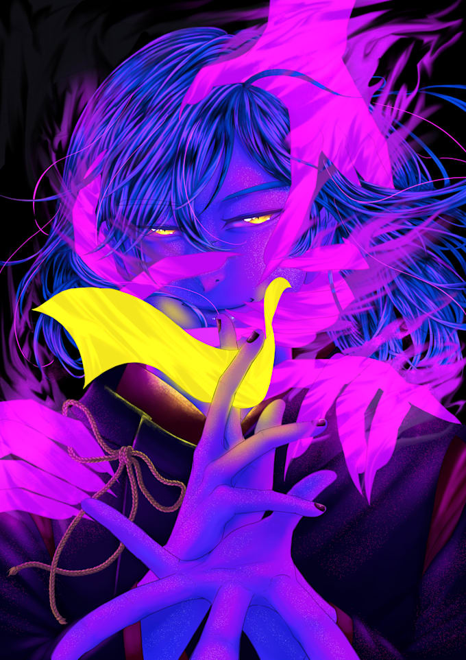 Commission bust up anime style by printer1944 by Printer_1944 | Fiverr
