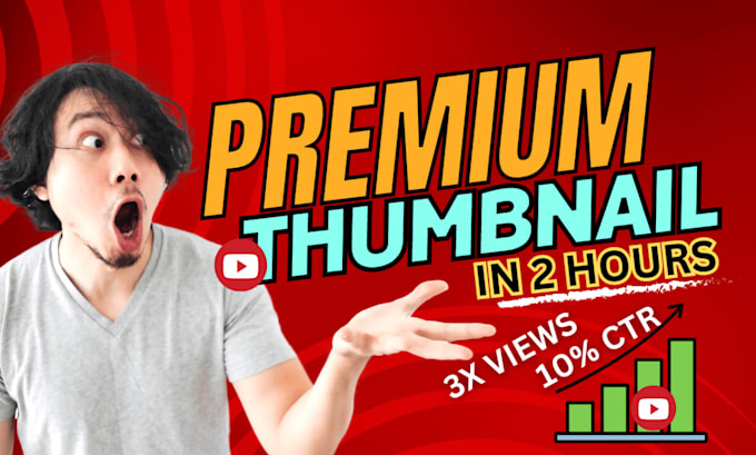 design unique youtube thumbnail in 2 hours