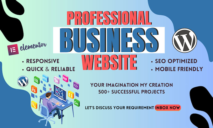 design and develop clean and modern business website