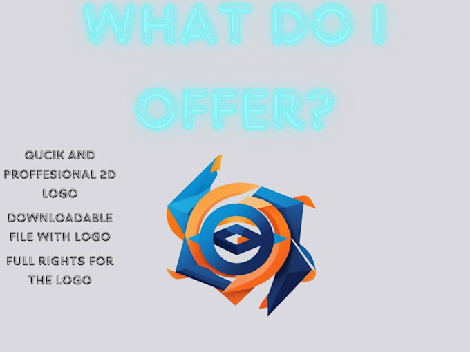design a 2d logo