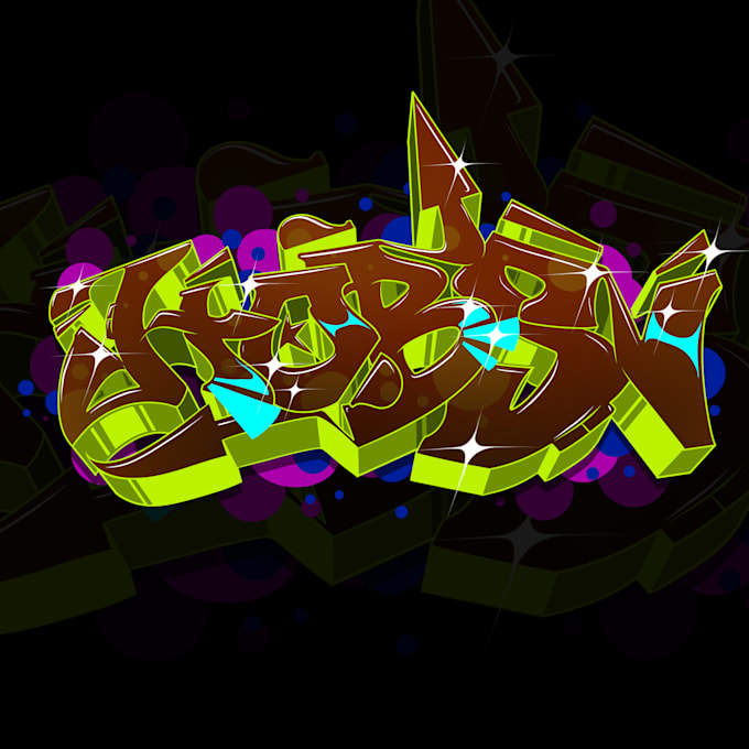 make cool and amazing graffiti for you