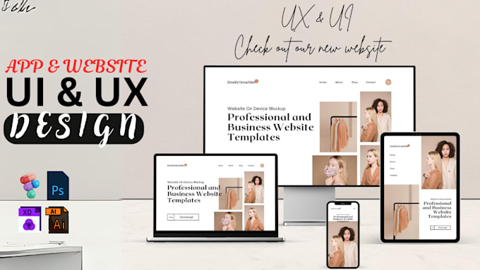 Do modern ui ux app and website design in figma by Aley_r | Fiverr