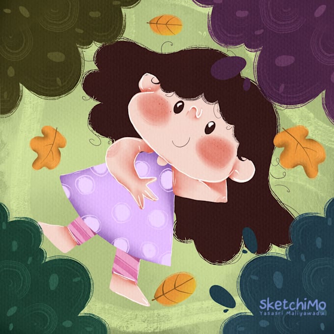 do illustrations for your children book, cover, or poster