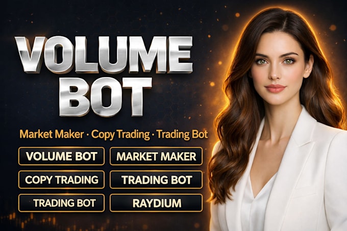 create volume bot market maker trading bot copy trading solana evm robinhood