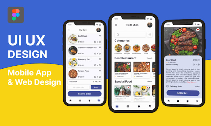 Do responsive ui ux design for mobile app and website in figma by ...