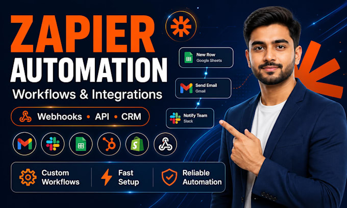 build zapier automation workflows and integrations