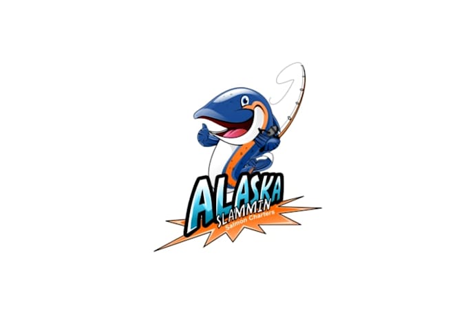 design attractive unique salmon charters logo