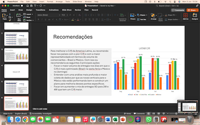 translate texts, presentations and emails from portuguese to english
