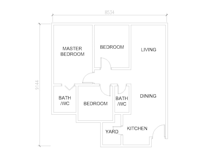 redraw your floor plan