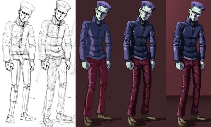 draw and paint your character