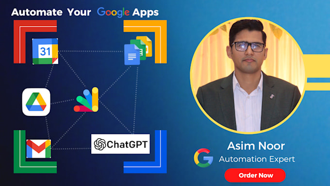 Automatiseer google sheets, gmail, drive, formulier, docs, chat gpt