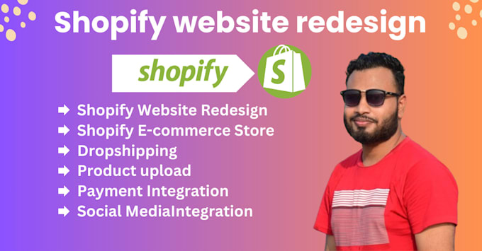 redesign the layout of the shopify store
