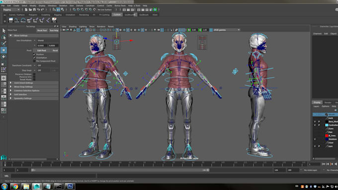 Do high quality 3d character rigging 3d character rendering by Step_hen ...