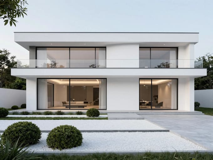 do realistic 3d architectural rendering in 24 to 48 hours