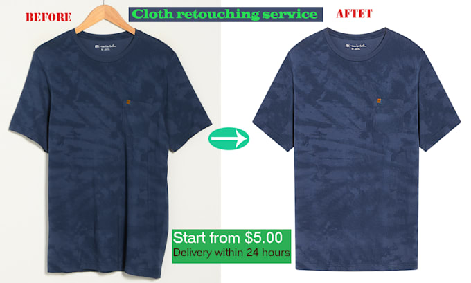 cloth retouching service by photoshop
