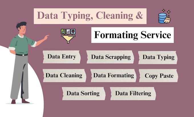 do professional data entry, cleaning and formatting services