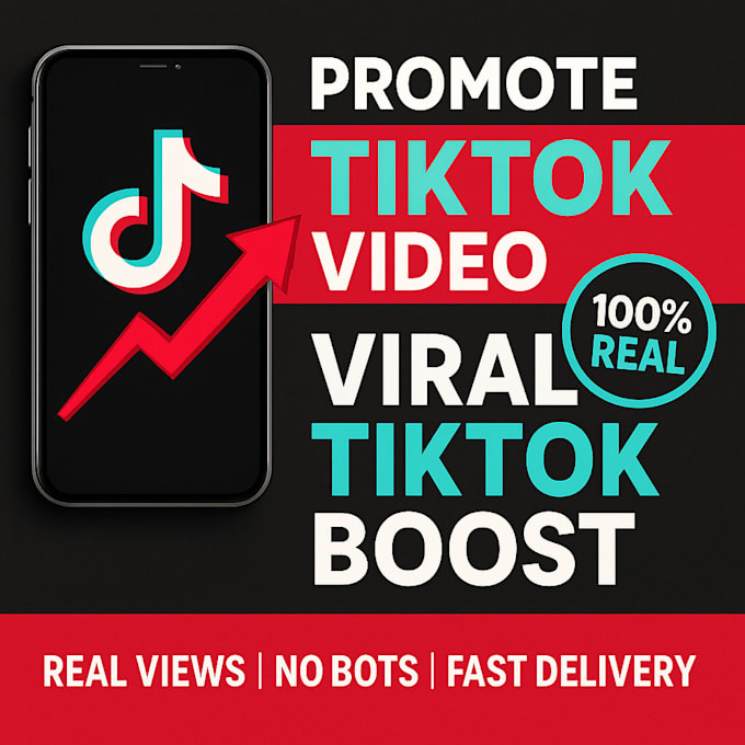promote your tiktok video to real and active audiences