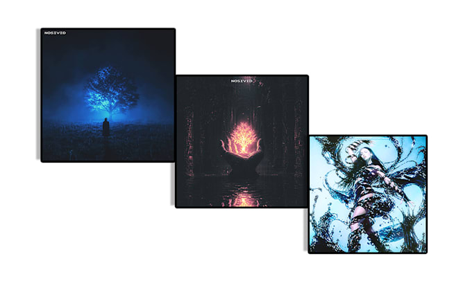 create stunning edm music single or album cover for spotify