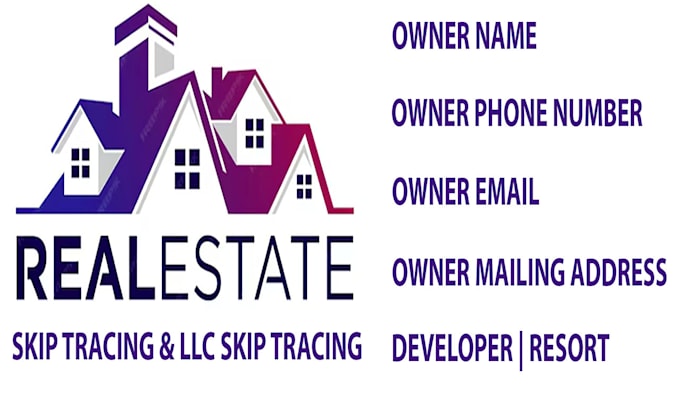 provide real estate skip tracing and llc skip tracing
