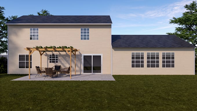 do exterior and interior design in sketchup and d5
