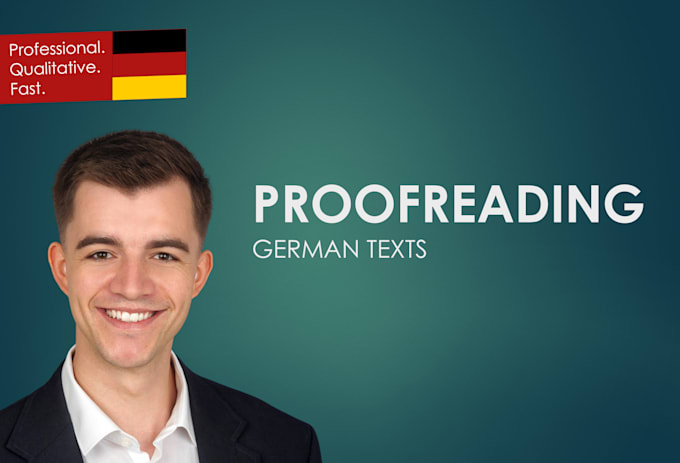proofread and improve your german text