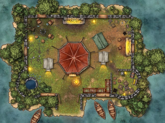 create a map art for your game