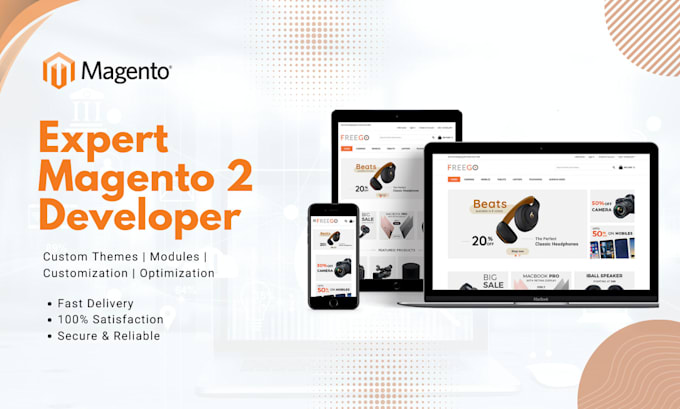 do magento 2 theme development and customizations