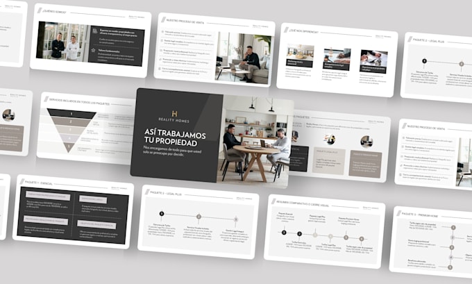 design an editable presentation in powerpoint or canva