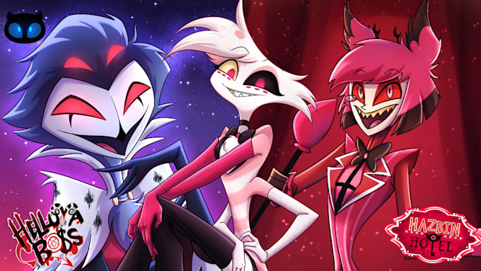 your oc or favorite character from hazbin hotel and helluva boss