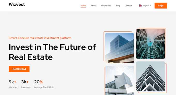 build a real estate investment website