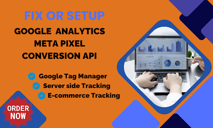 Setup meta conversion api, google analytics, ga4 via gtm by Ppcshakil ...