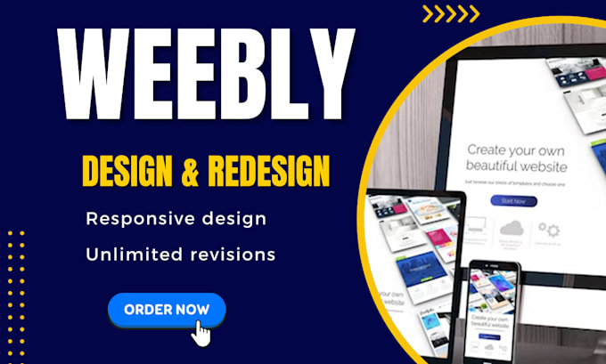 design, redesign weebly website, and update weebly website