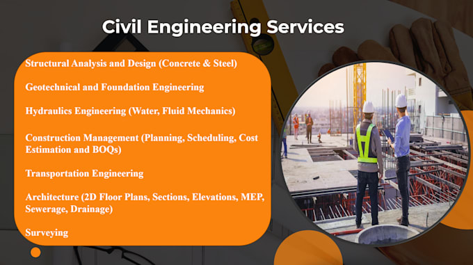 do structural and civil engineering projects and reports