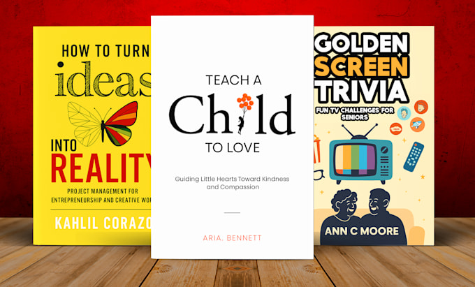 design original book cover design and ebook cover