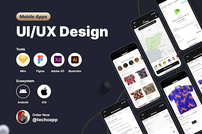 design modern UI UX for mobile apps and websites in figma