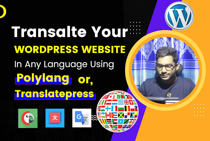 translate wordpress website any language using wpml, polylang or translatepress