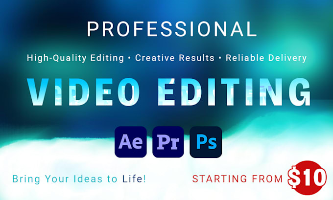 professional commercial and product video editing